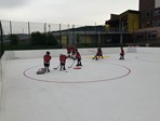 Farbanje terena i prvi trenig na svježoj boji