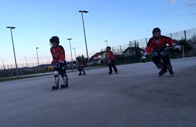 Prvi trening u Samoboru na rolama